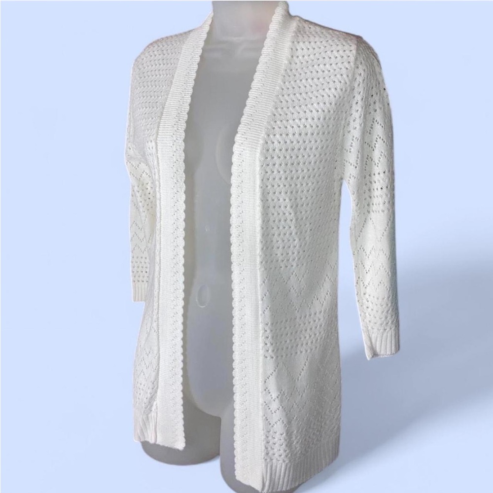 Knit Minded Loose Knit Open Front Cardigan S